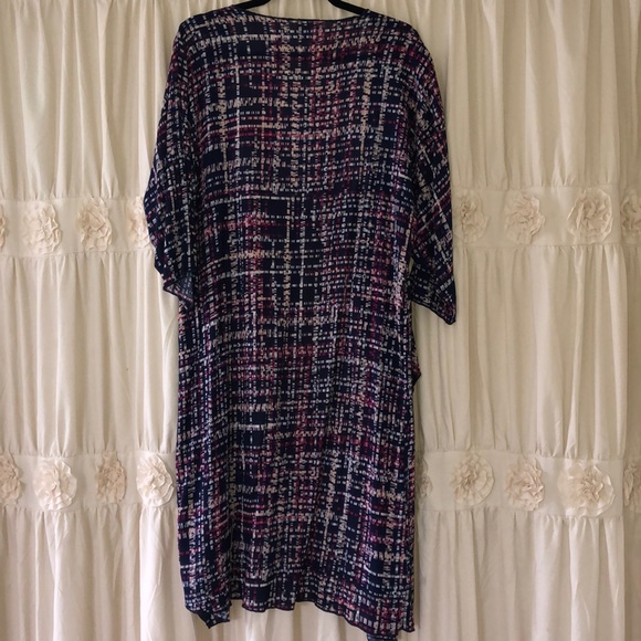 LULAROE SHIRLEY KIMONO DUSTER MEDIUM SPRING! - Picture 2 of 4